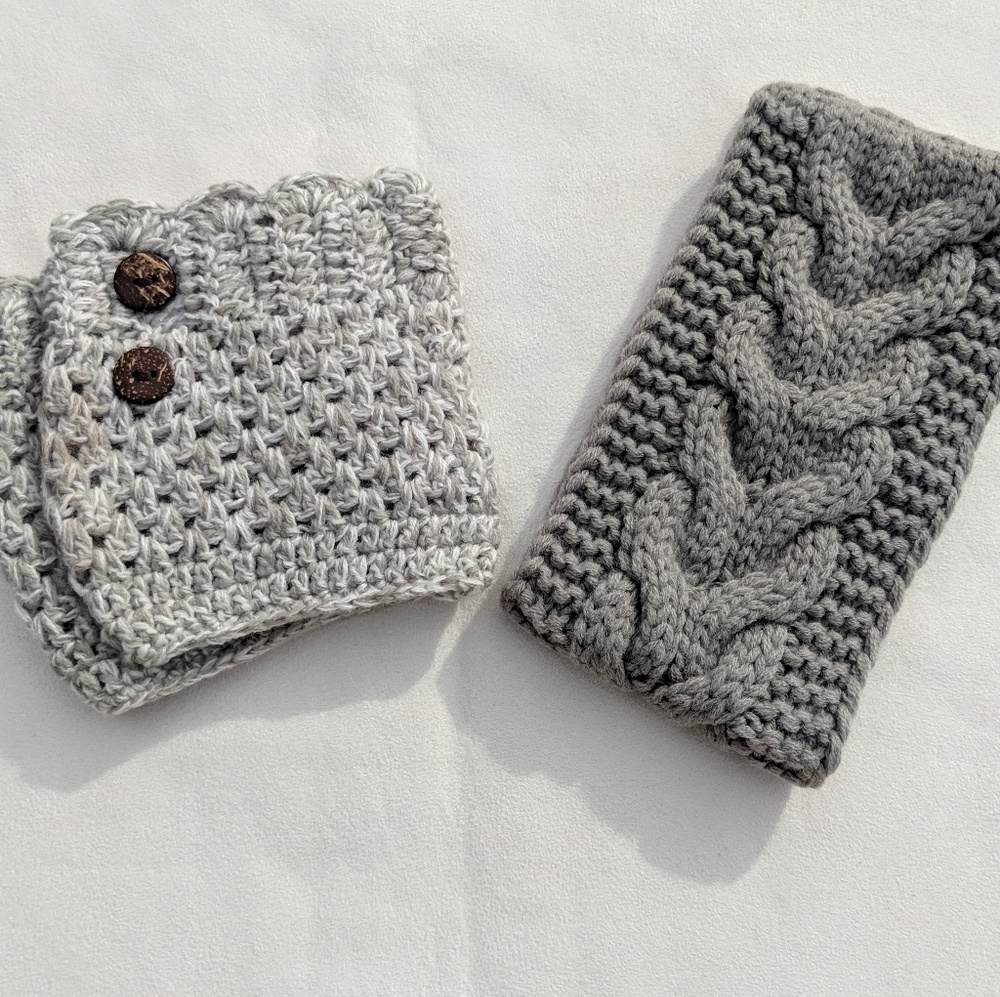 NEW! ALTAR'D STATE Boot Cuffs & Headwrap